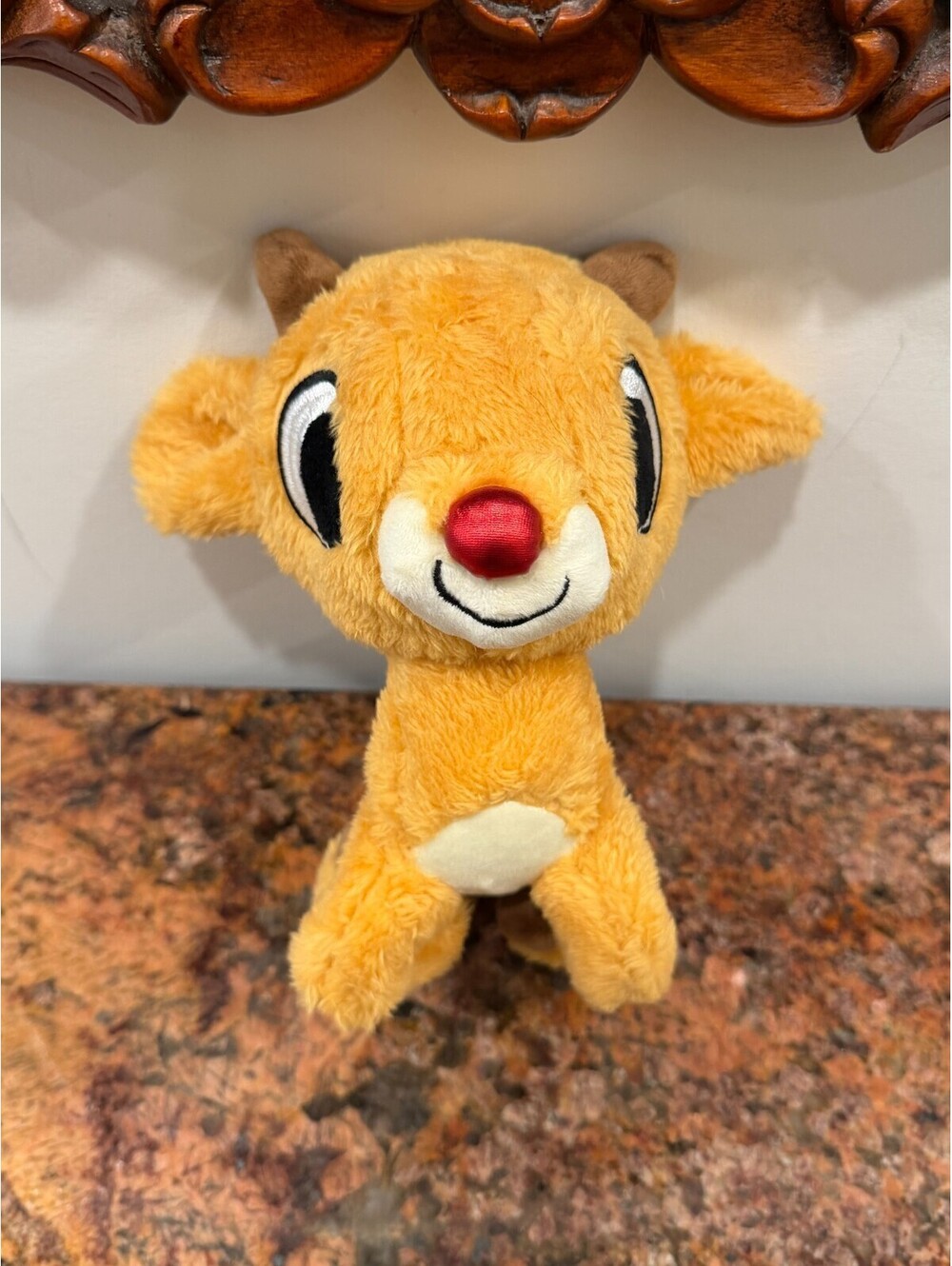Christmas Runnin' Rudolph Plush Tug Dog Toy